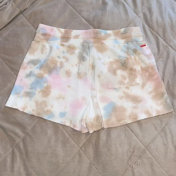 n:philanthropy Tie Dye Distressed Lounge Shorts - Picture 7 of 8